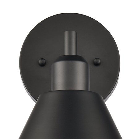 Elk Home Abbington 8'' Wide 1-Light Vanity Light - Matte Black 68270/1